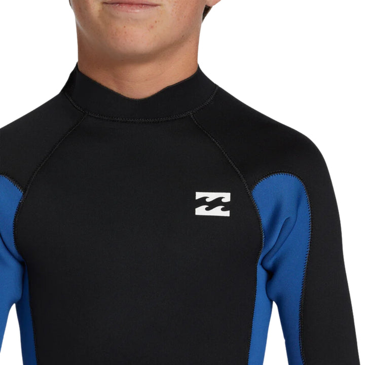 Billabong Boys 302 Foil Back Zip FL Steamer Blue