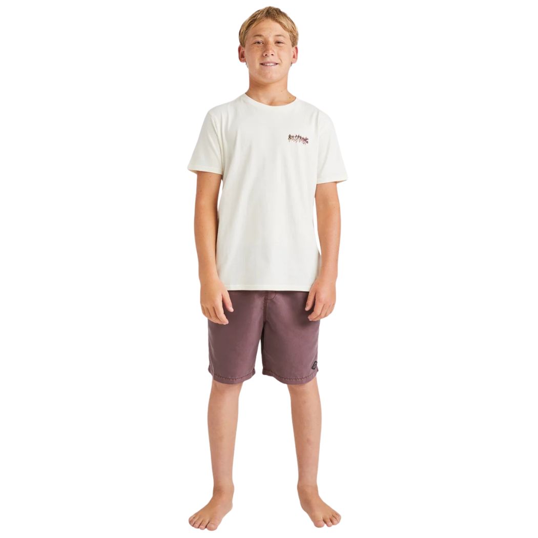 Billabong Boys All Day Overdye Layback Boardshort Port