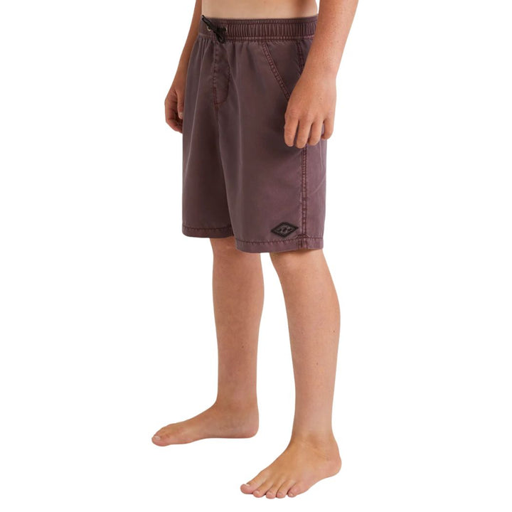 Billabong Boys All Day Overdye Layback Boardshort Port