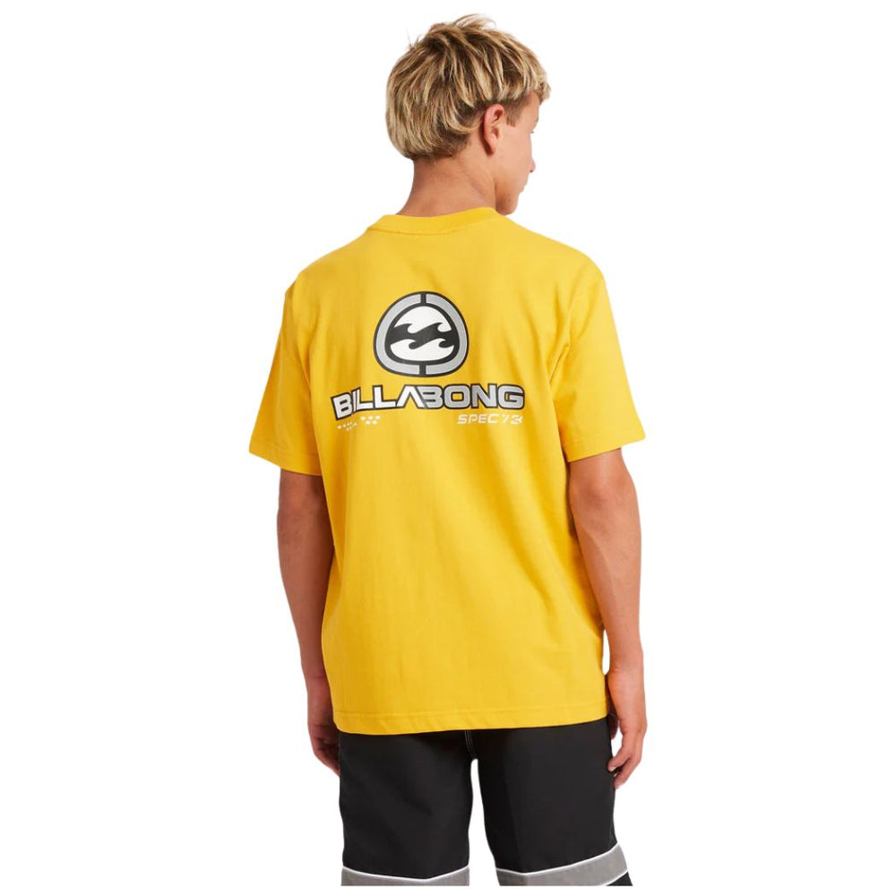 Billabong Boys Bio Wave OG Tee Yellow