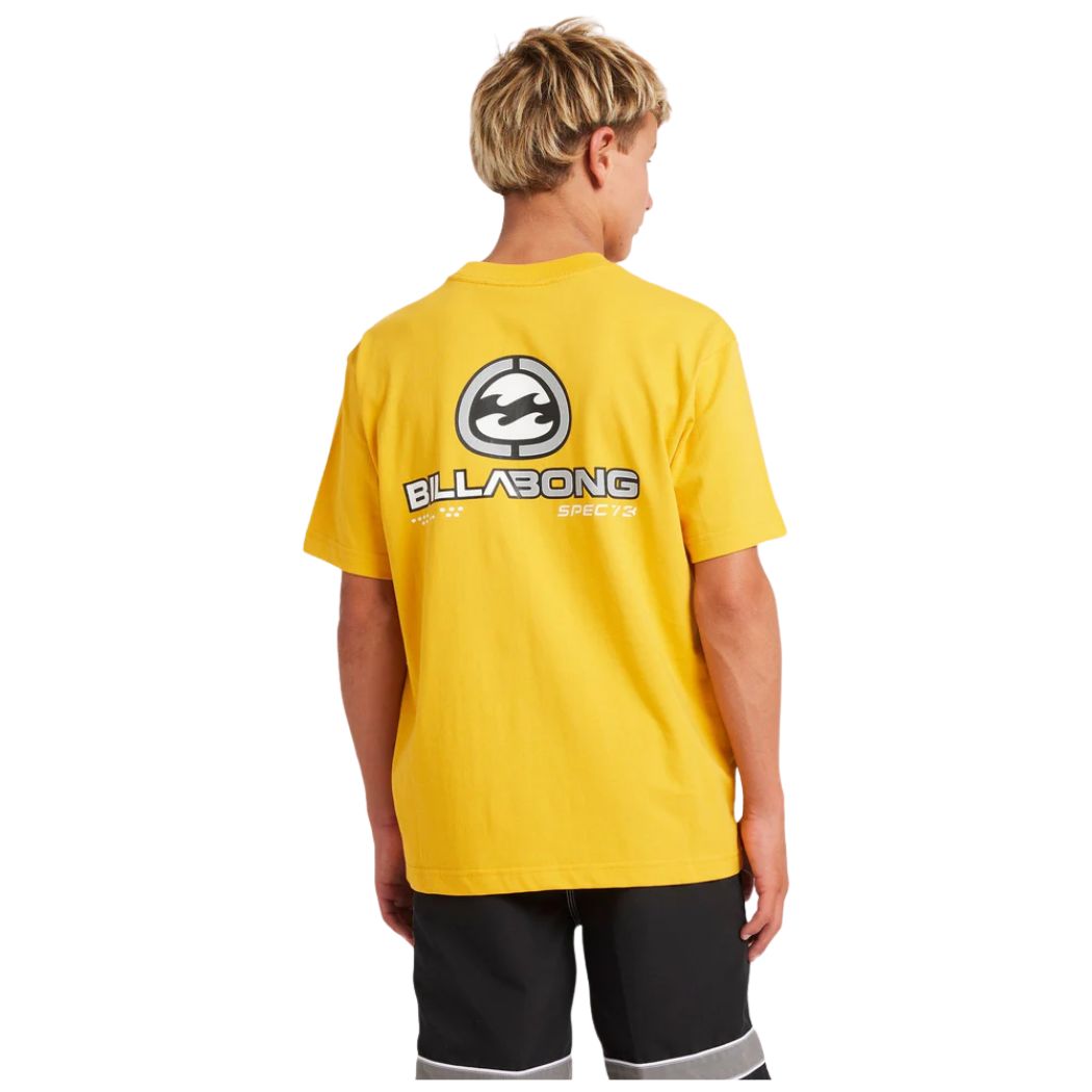 Billabong Boys Bio Wave OG Tee Yellow