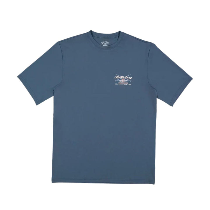 Billabong Boys Crossboards LF Rash Vest Real Teal