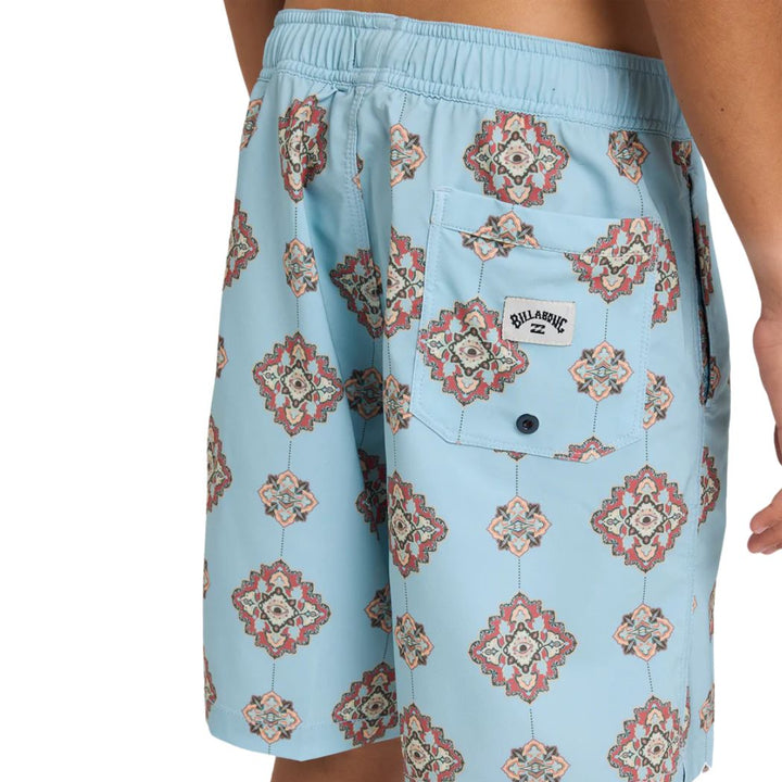 Billabong Boys Good Times Layback Boardshorts Light Blue