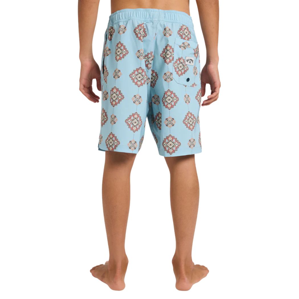 Billabong Boys Good Times Layback Boardshorts Light Blue