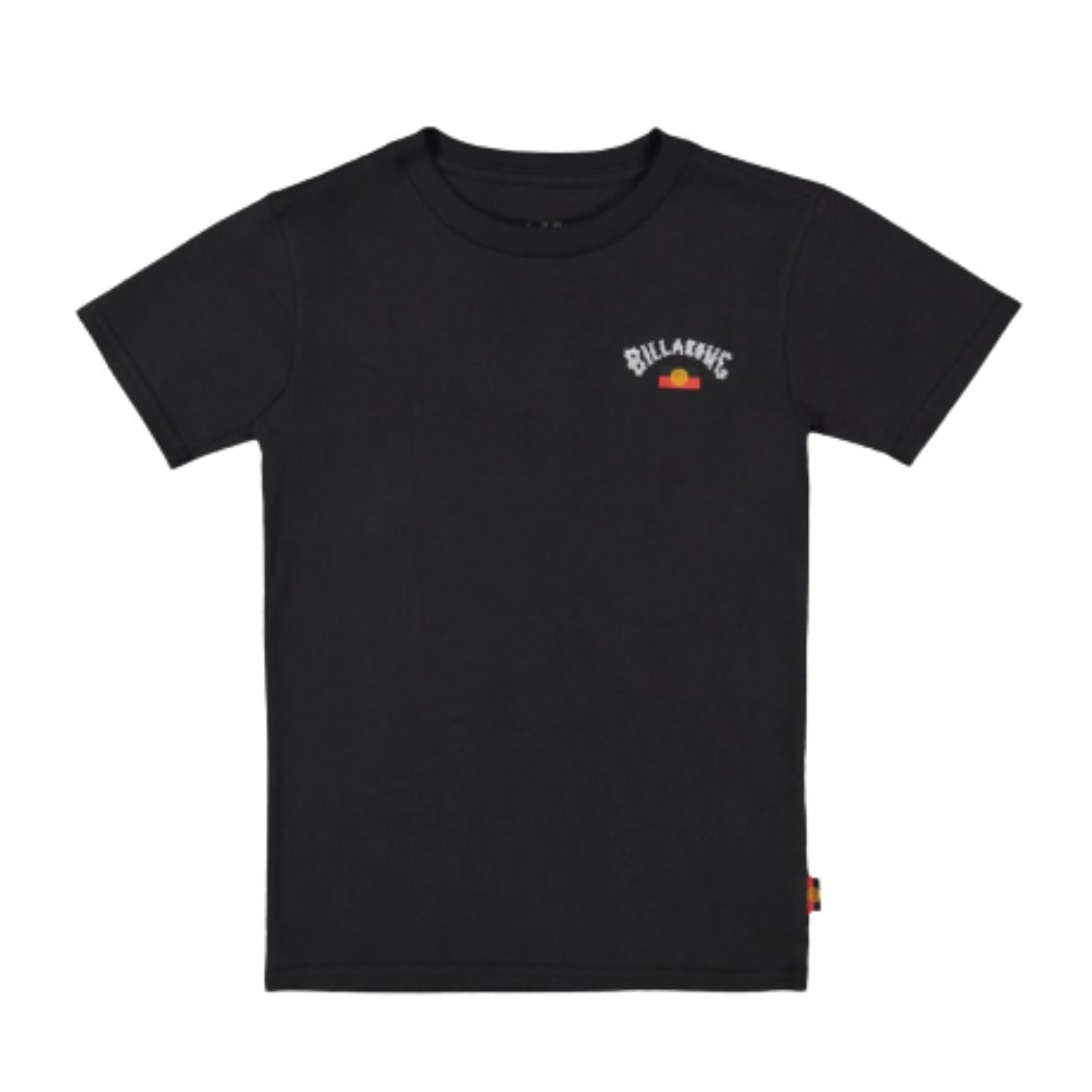 Billabong Boys Otis Flag Arch Tee Charcoal