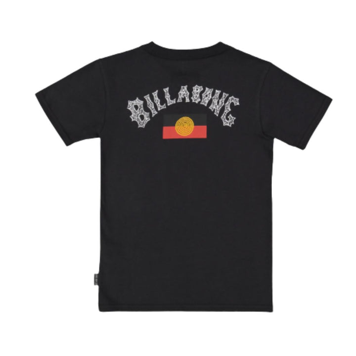 Billabong Boys Otis Flag Arch Tee Charcoal