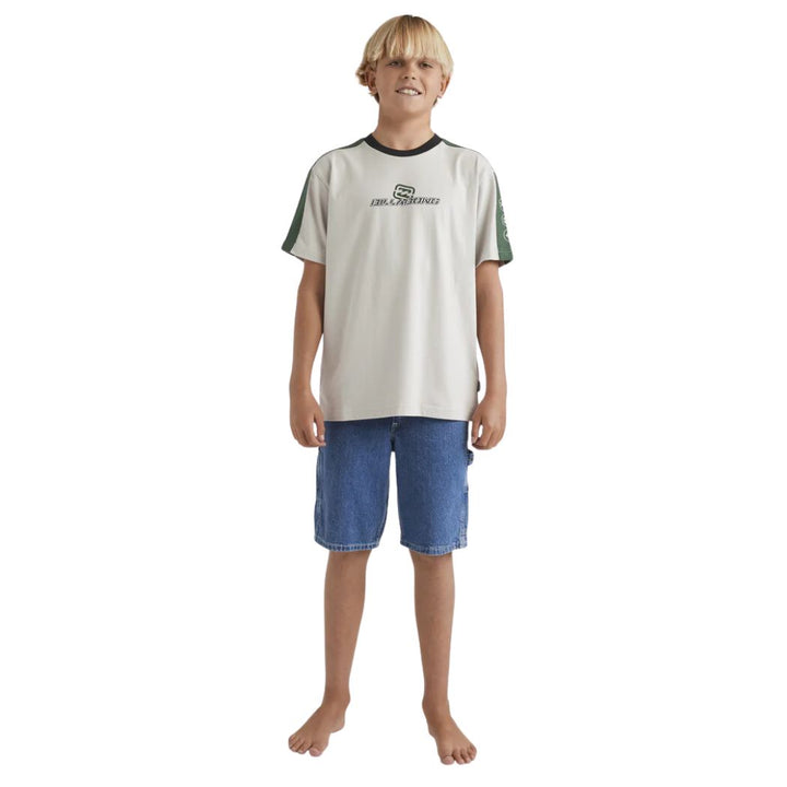 Billabong Boys Spec 73 Iconic Tee Silver