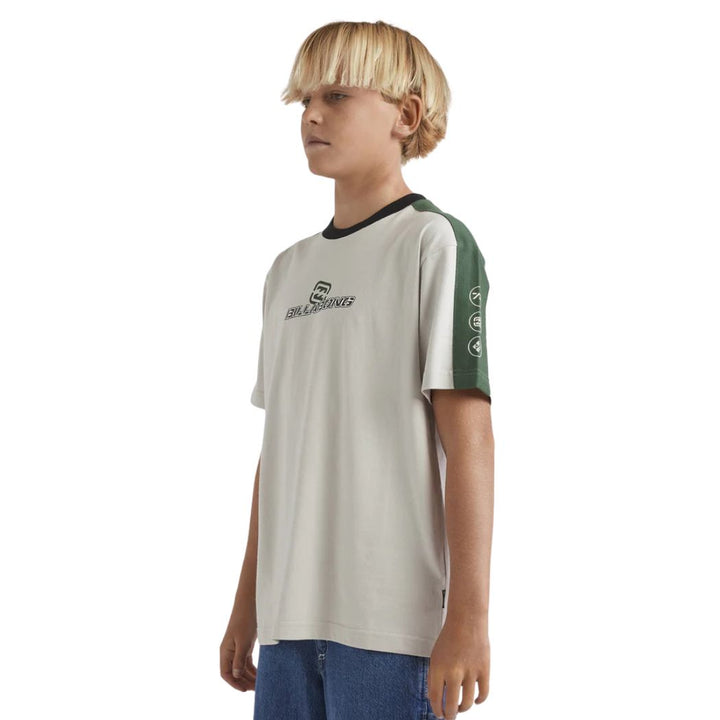 Billabong Boys Spec 73 Iconic Tee Silver