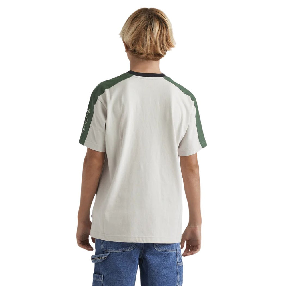 Billabong Boys Spec 73 Iconic Tee Silver