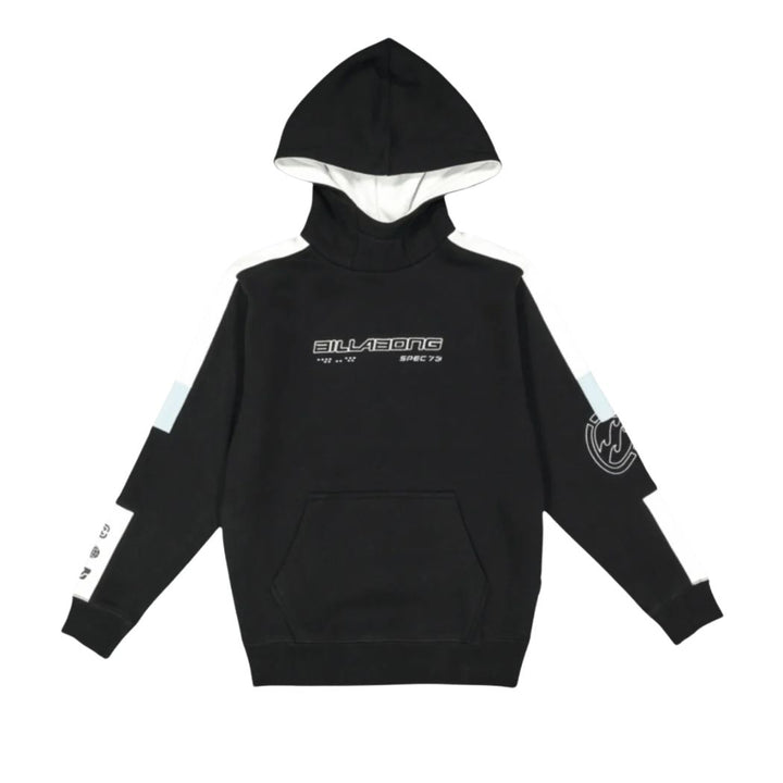 Billabong Boys Spec 73 Pop Mock Hoodie Black