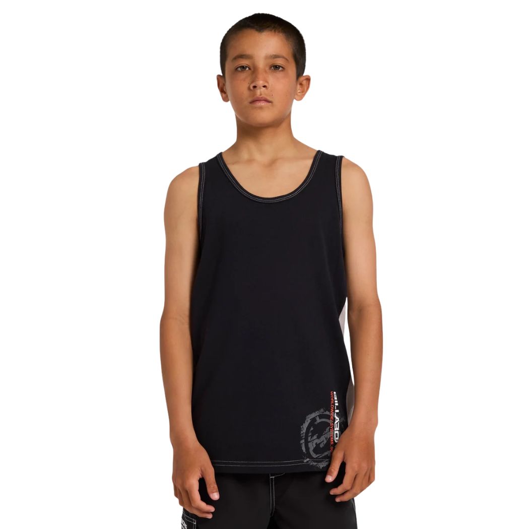 Billabong Boys Spec Blast Tank Off Black
