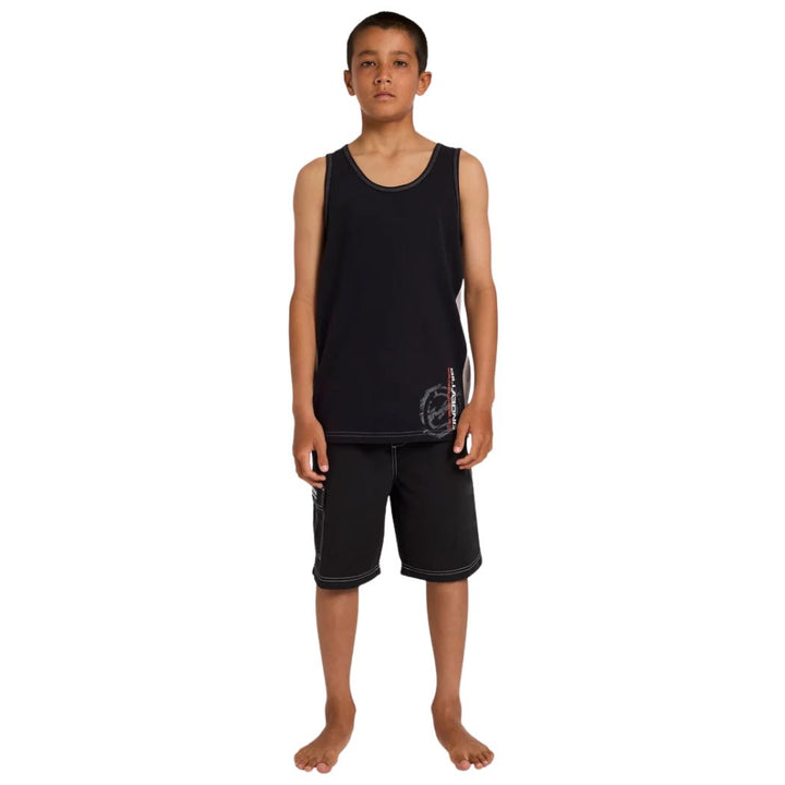 Billabong Boys Spec Blast Tank Off Black