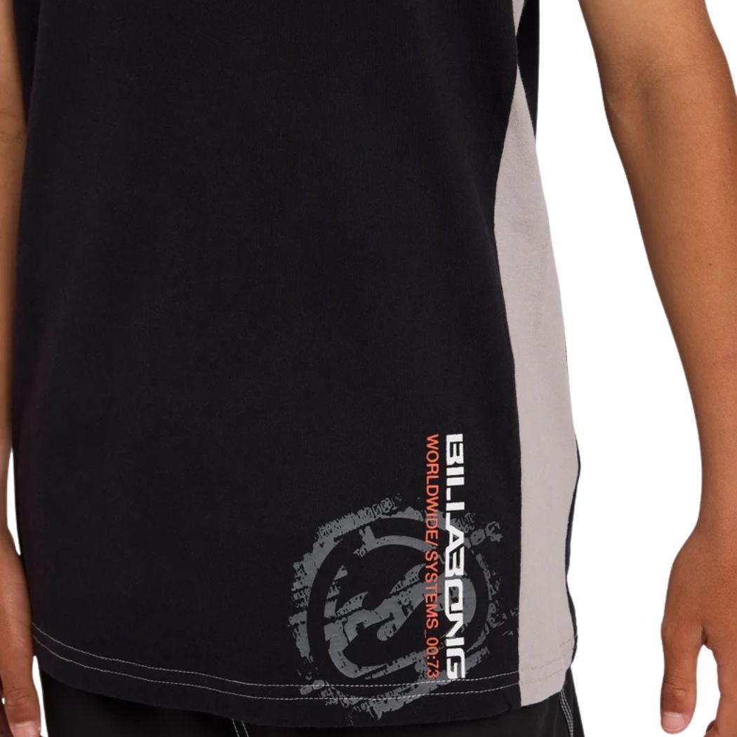 Billabong Boys Spec Blast Tank Off Black