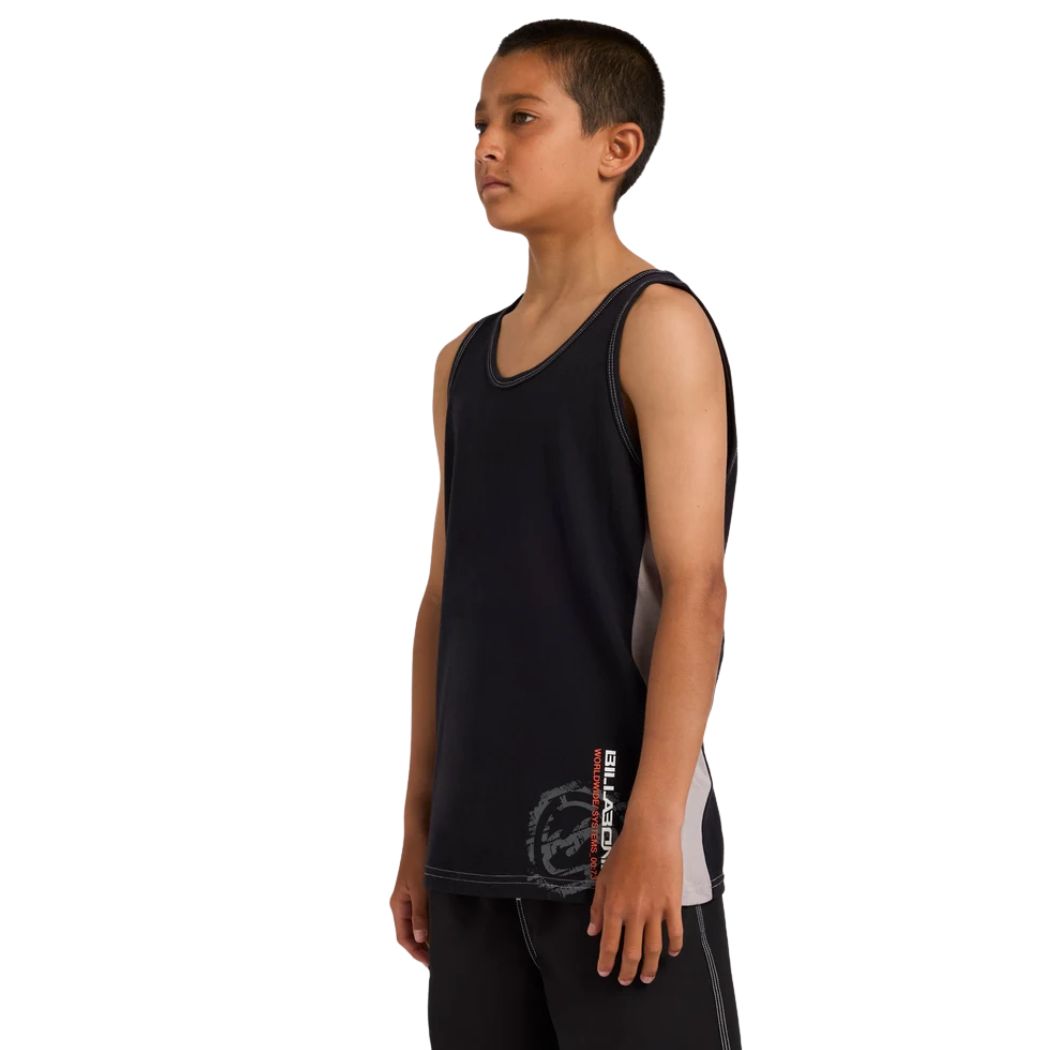 Billabong Boys Spec Blast Tank Off Black