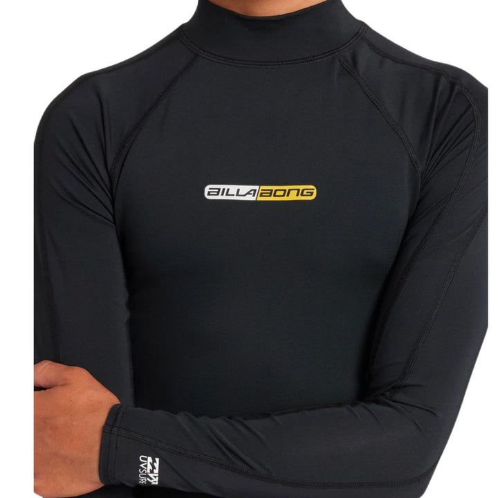 Billabong Boys Spec Long Sleeve Rash Vest Black