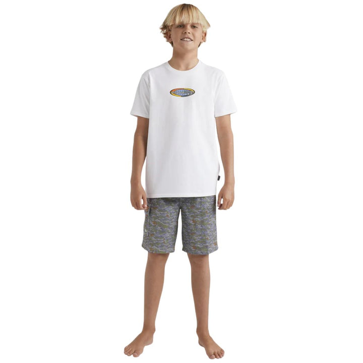 Billabong Boys Spec Pill Tee White