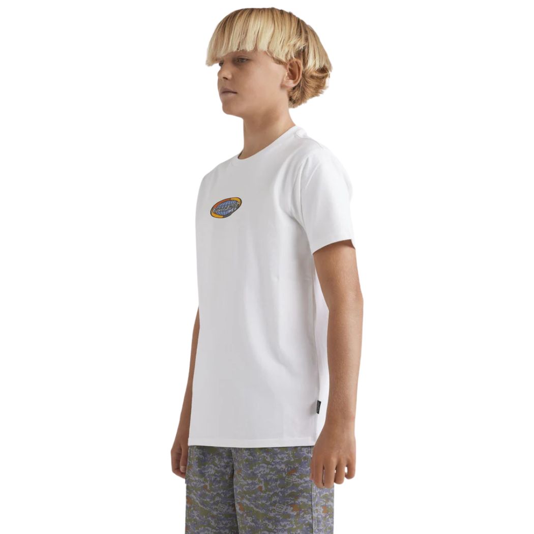Billabong Boys Spec Pill Tee White