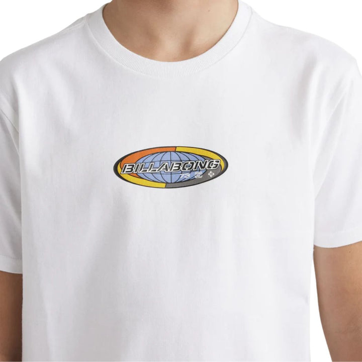 Billabong Boys Spec Pill Tee White