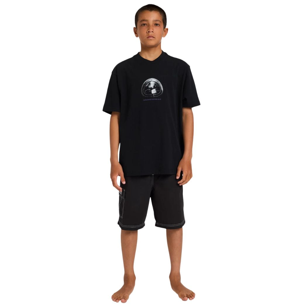 Billabong Boys Throw On Boardshort Black