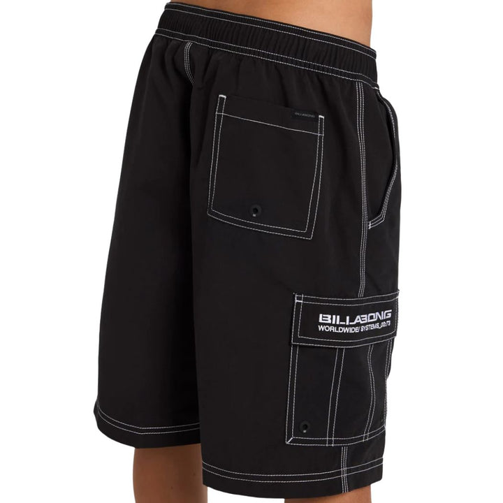 Billabong Boys Throw On Boardshort Black