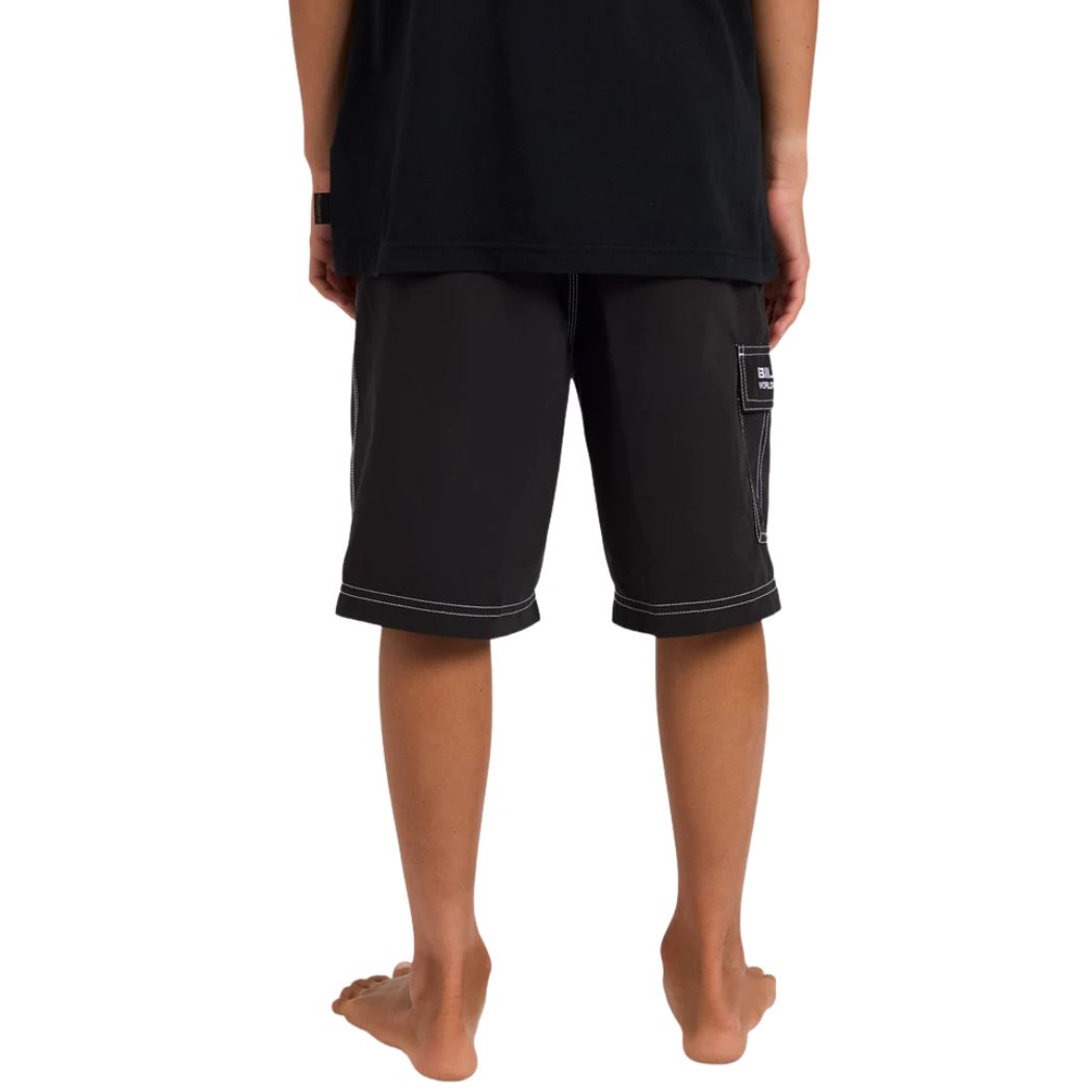 Billabong Boys Throw On Boardshort Black