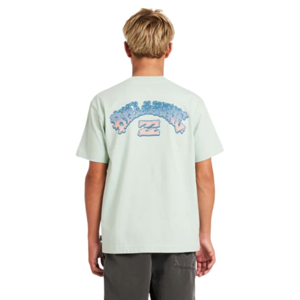 Billabong Boys Wax Arch Tee Seafoam