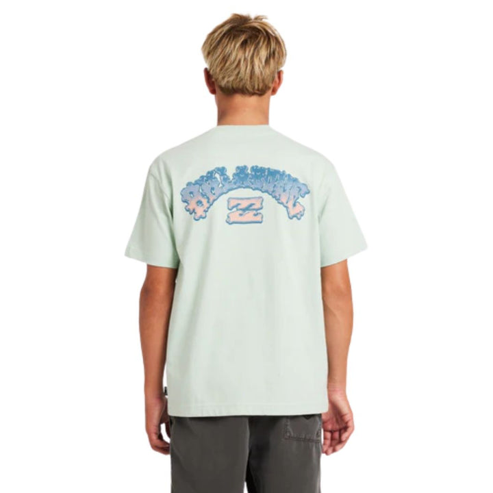 Billabong Boys Wax Arch Tee Seafoam