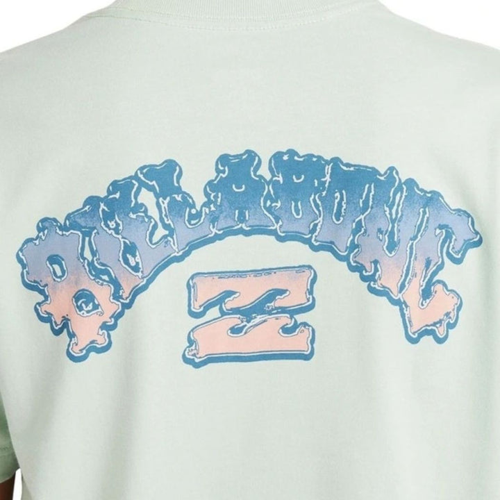Billabong Boys Wax Arch Tee Seafoam