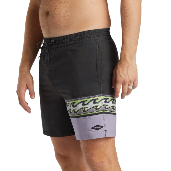 Billabong Burleigh Layback Washed Black