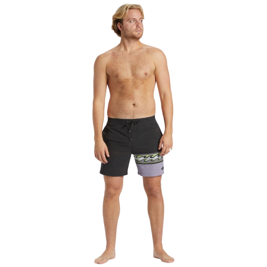 Billabong Burleigh Layback Washed Black