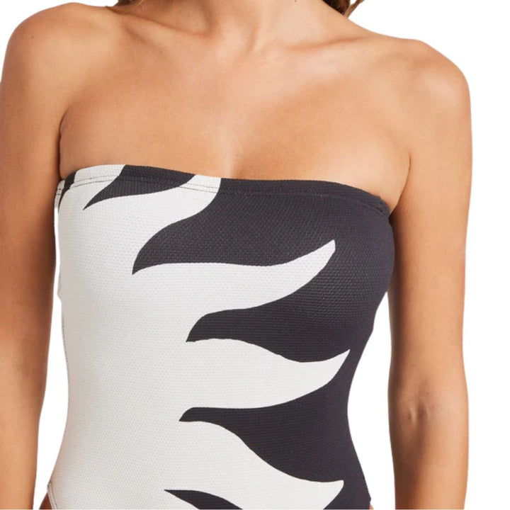 Billabong By My Side Hi Tully One Piece Black White