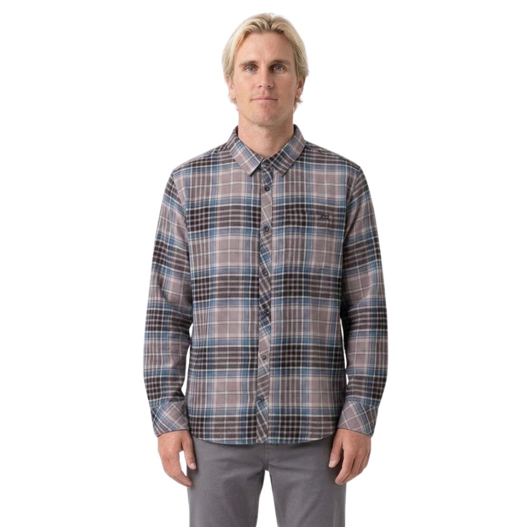 Billabong Coastline Flannel Shirt Ash