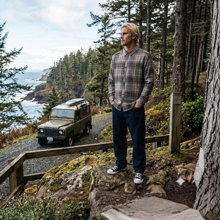 Billabong Coastline Flannel Shirt Ash