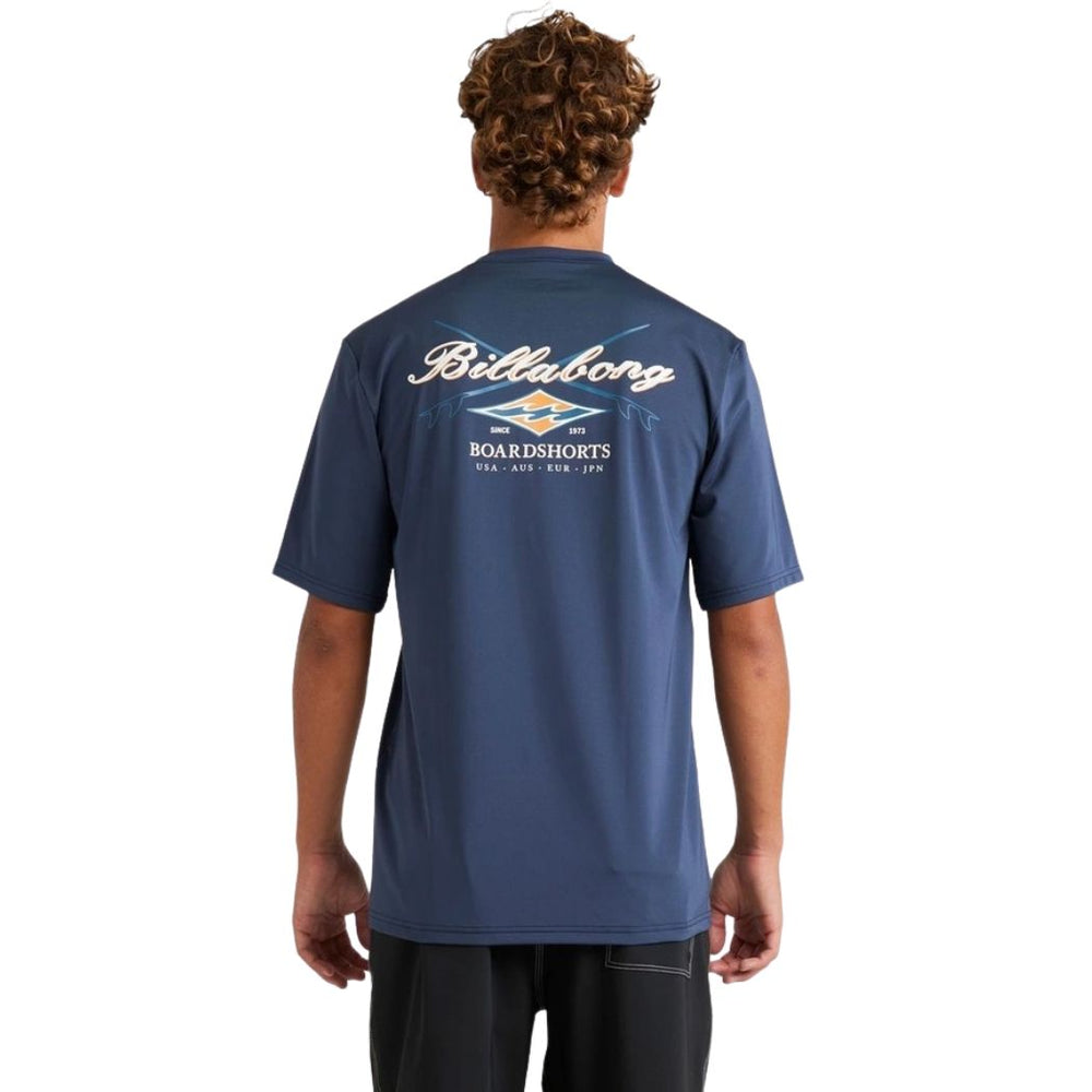 Billabong Crossboards Loose Fit Tee Dusty Navy