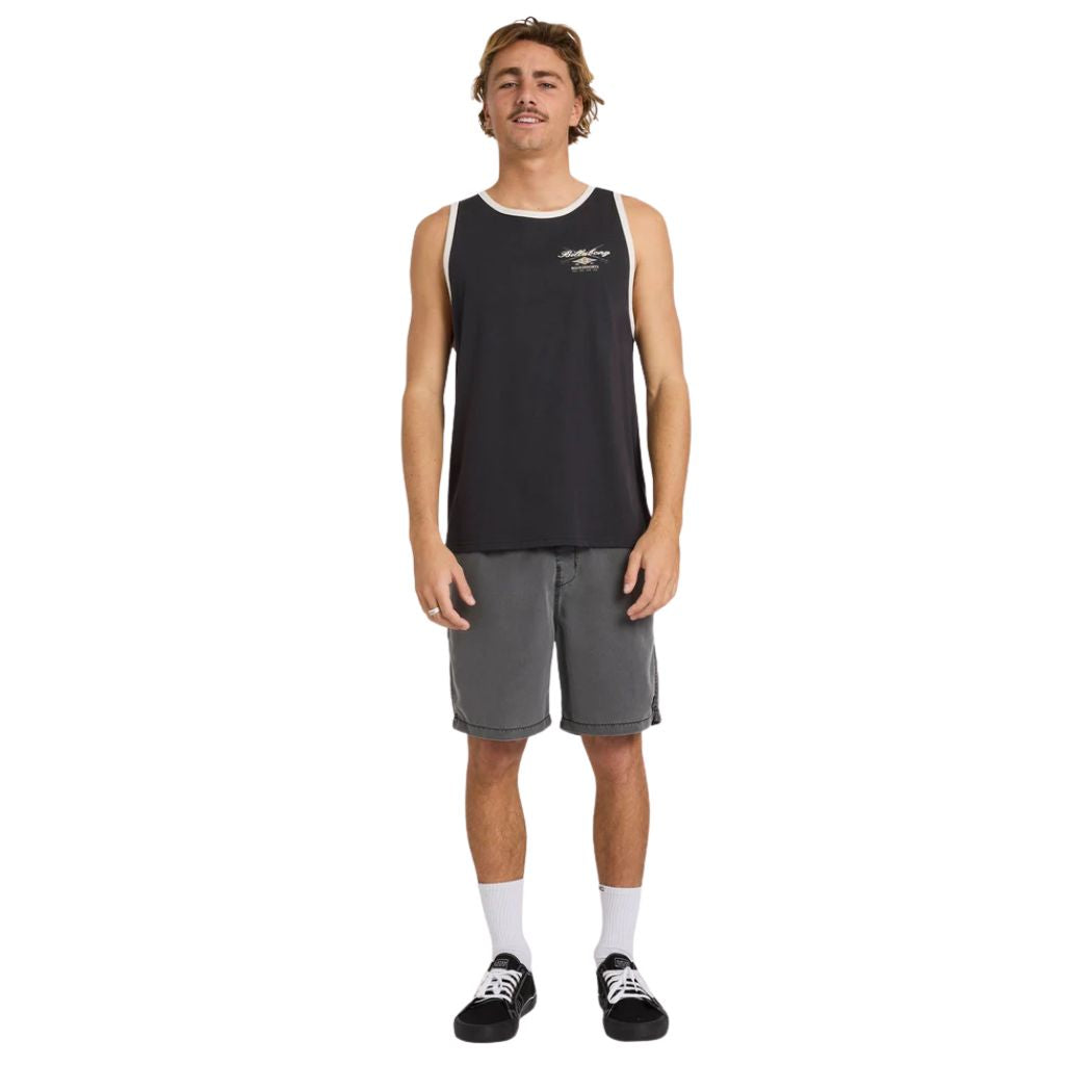 Billabong Crossboards Tipper Tank Washed Black