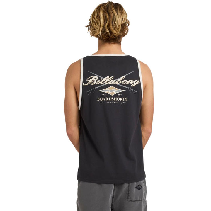 Billabong Crossboards Tipper Tank Washed Black