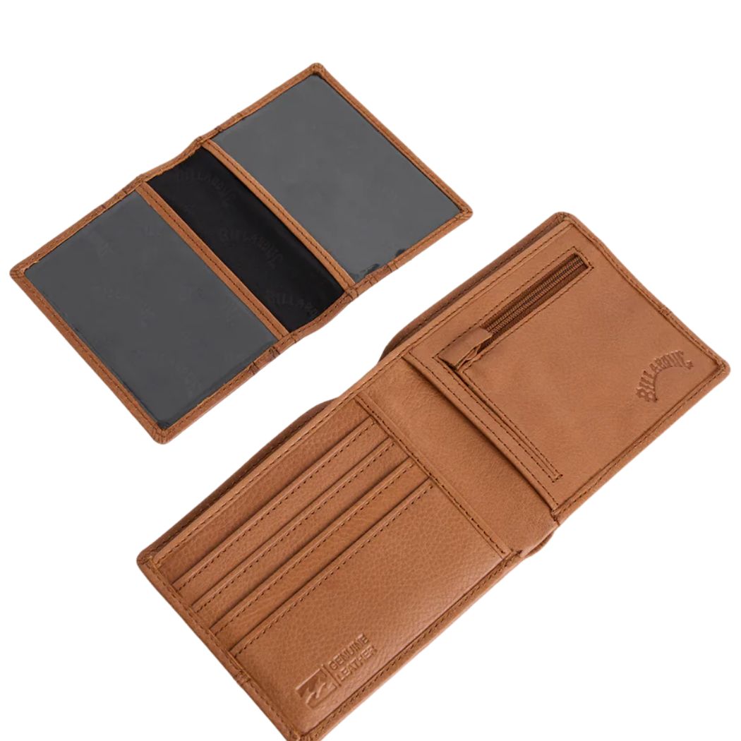 Billabong Dimension 2 In 1 Wallet Tan