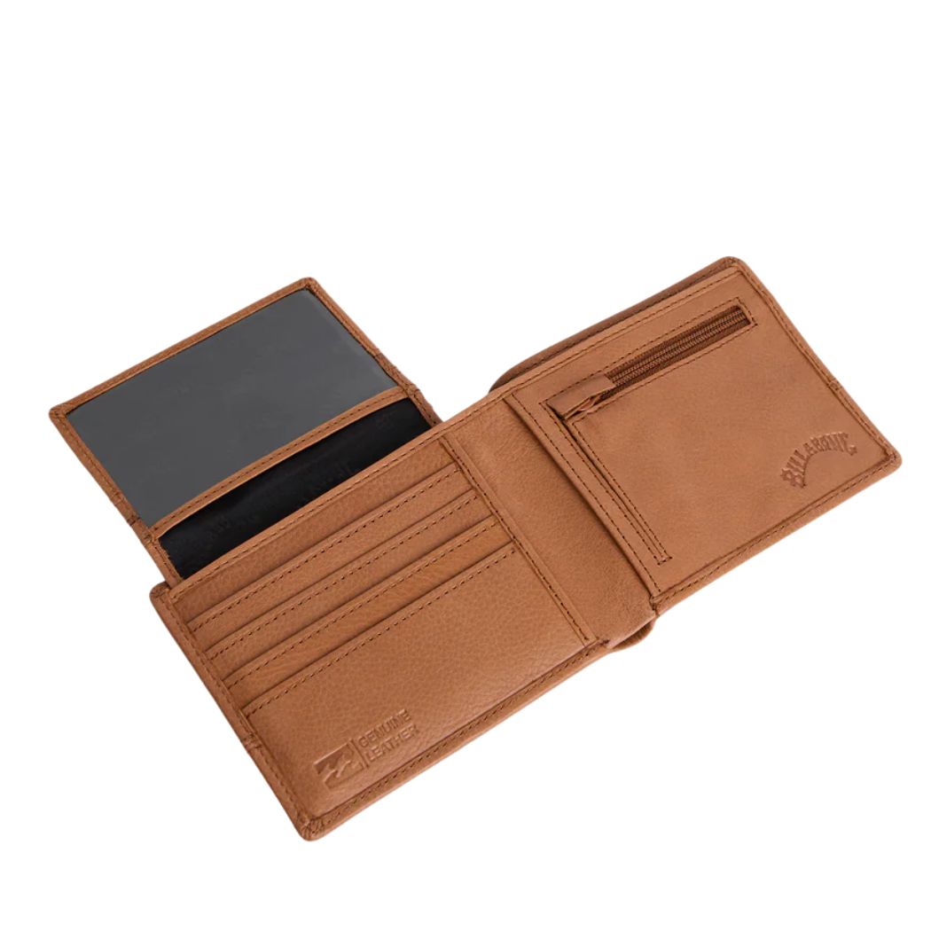 Billabong Dimension 2 In 1 Wallet Tan