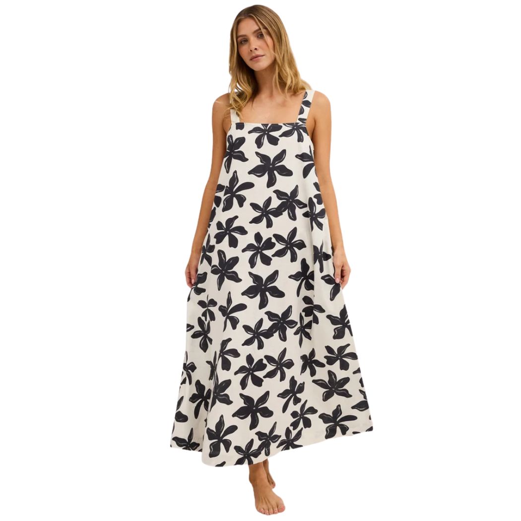 Billabong Dusk To Dawn Maxi Dress White Cap