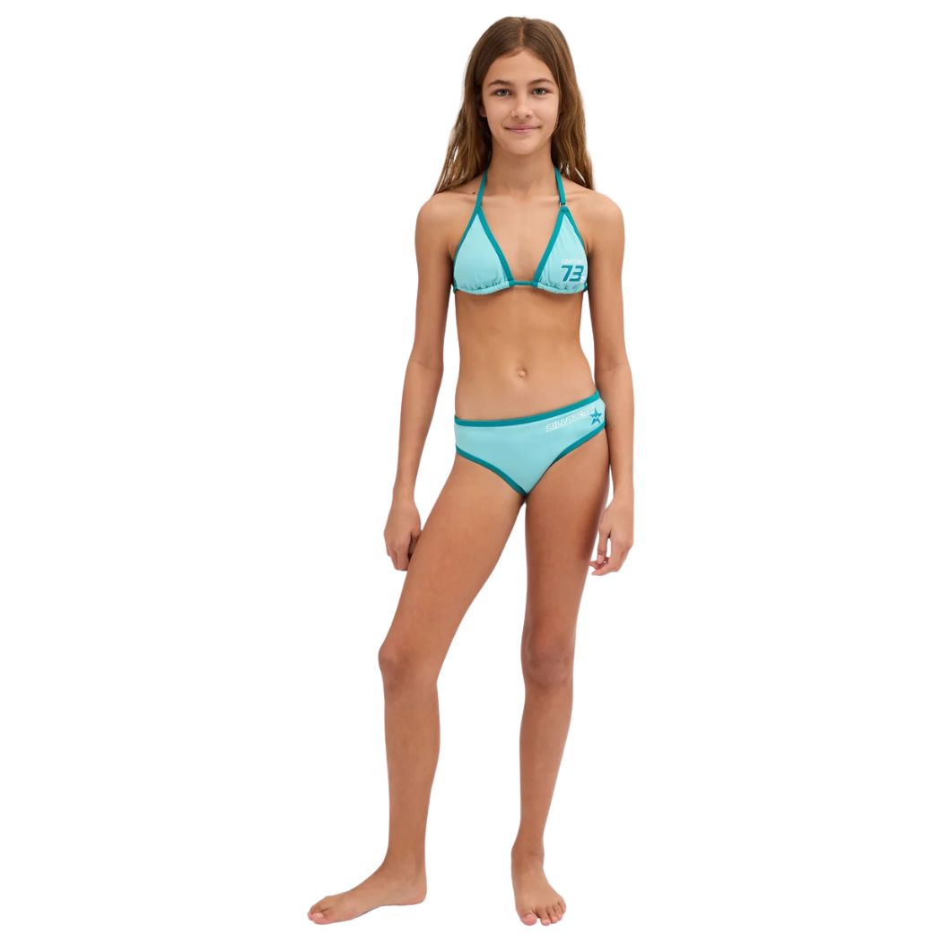 Billabong Girls Billa Star Two Piece Swimsuit Misty Blue