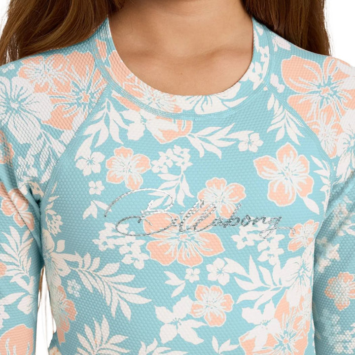 Billabong Girls Hibiscus Haze Surfsuit Aqua Haze