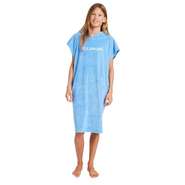 Billabong Girls Hoodie Towel Tidal Blue
