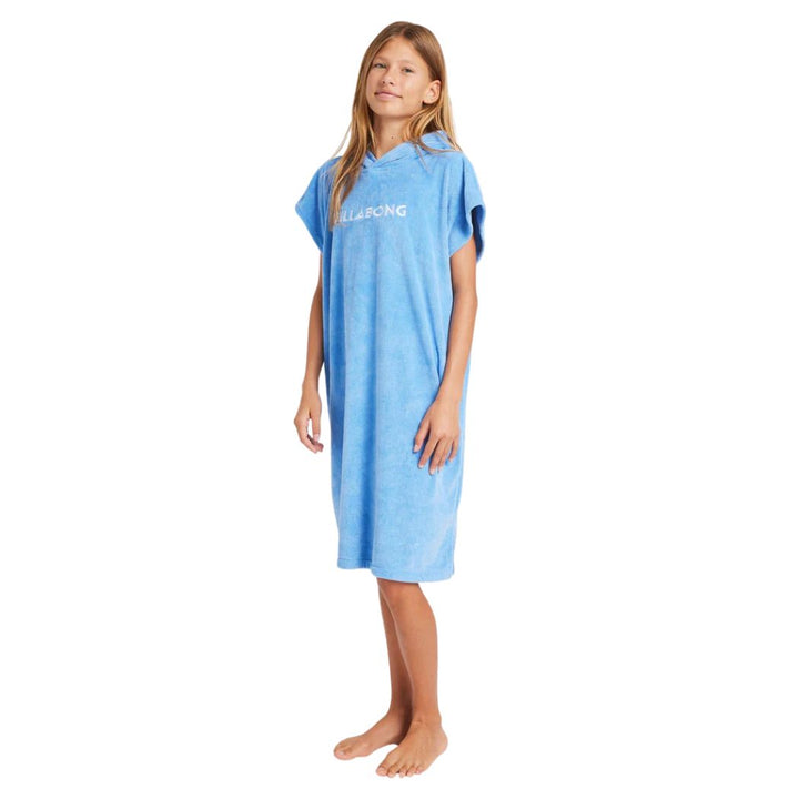 Billabong Girls Hoodie Towel Tidal Blue