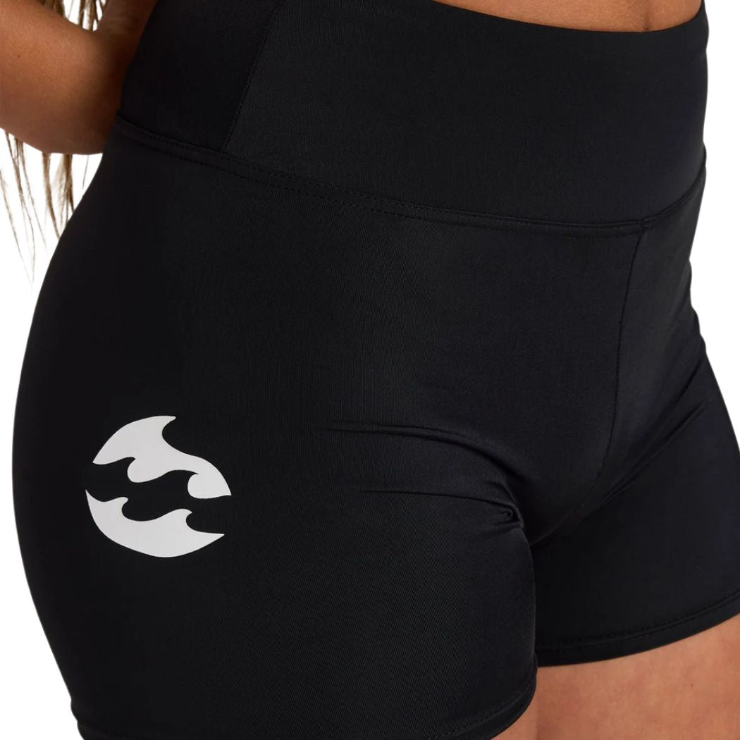 Billabong Girls Sun Chaser Bike Shorts Black White