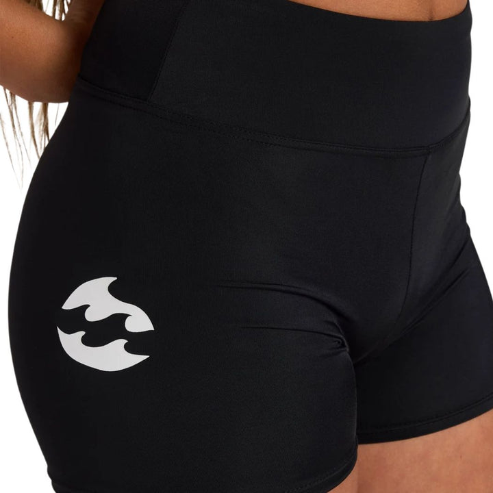 Billabong Girls Sun Chaser Bike Shorts Black White