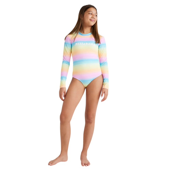 Billabong Girls Vista Dreamin Long Sleeve Bodysuit Multi