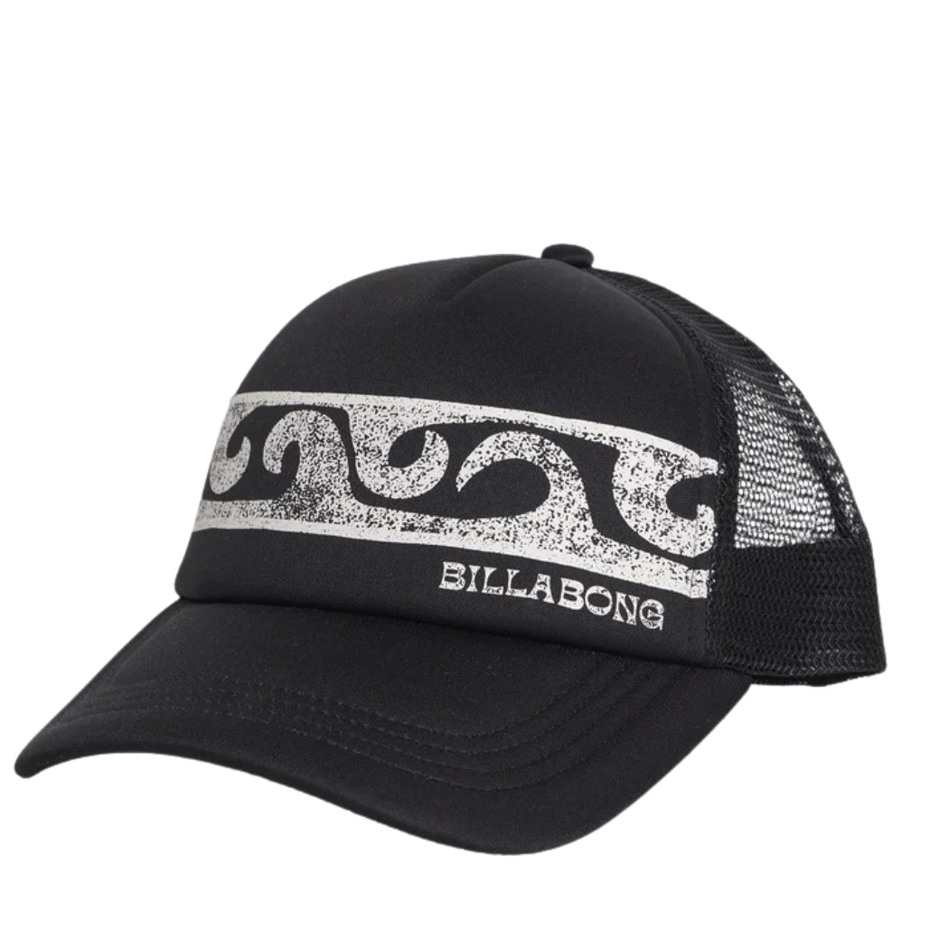 Billabong Girls Wave Fade Trucker Off Black