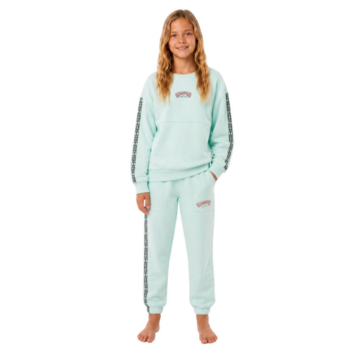 Billabong Girls Wave Of The Day Crew Mint Chip