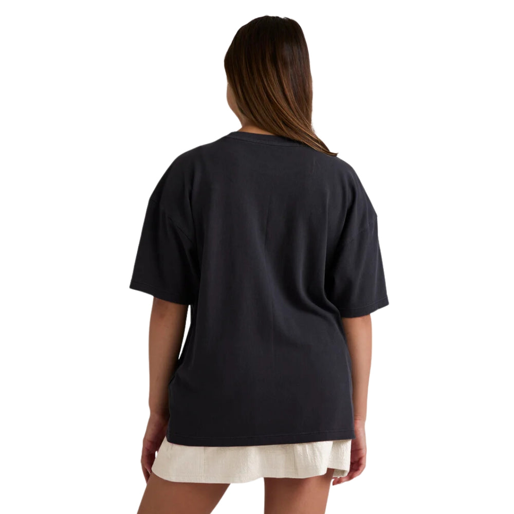 Billabong Girls Waves And Sun Tee Off Black