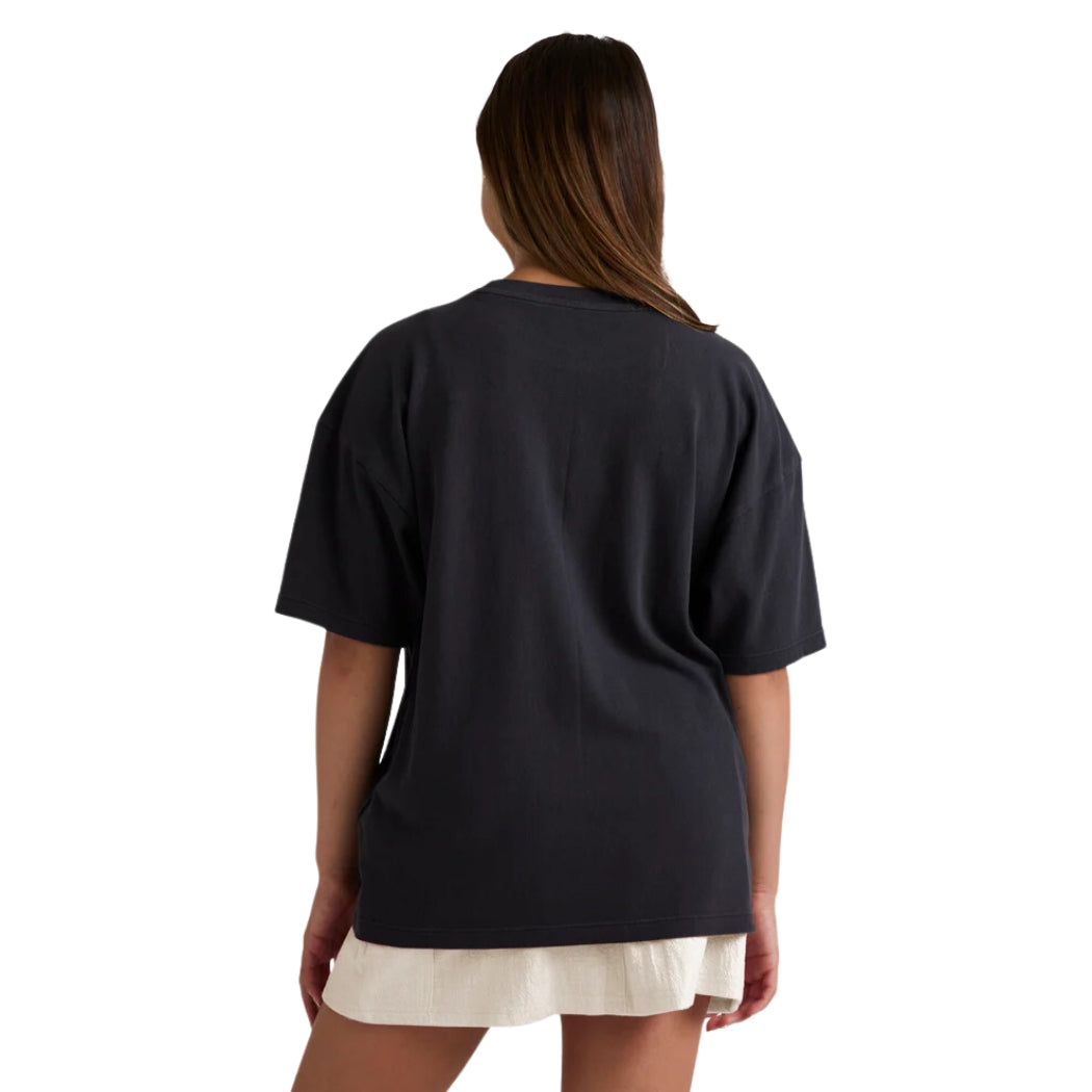 Billabong Girls Waves And Sun Tee Off Black